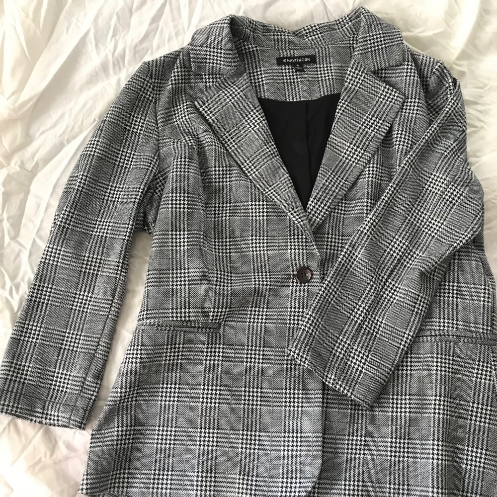 41 Hawthorn Oliana 3Q Sleeve Menswear Knit Blazer